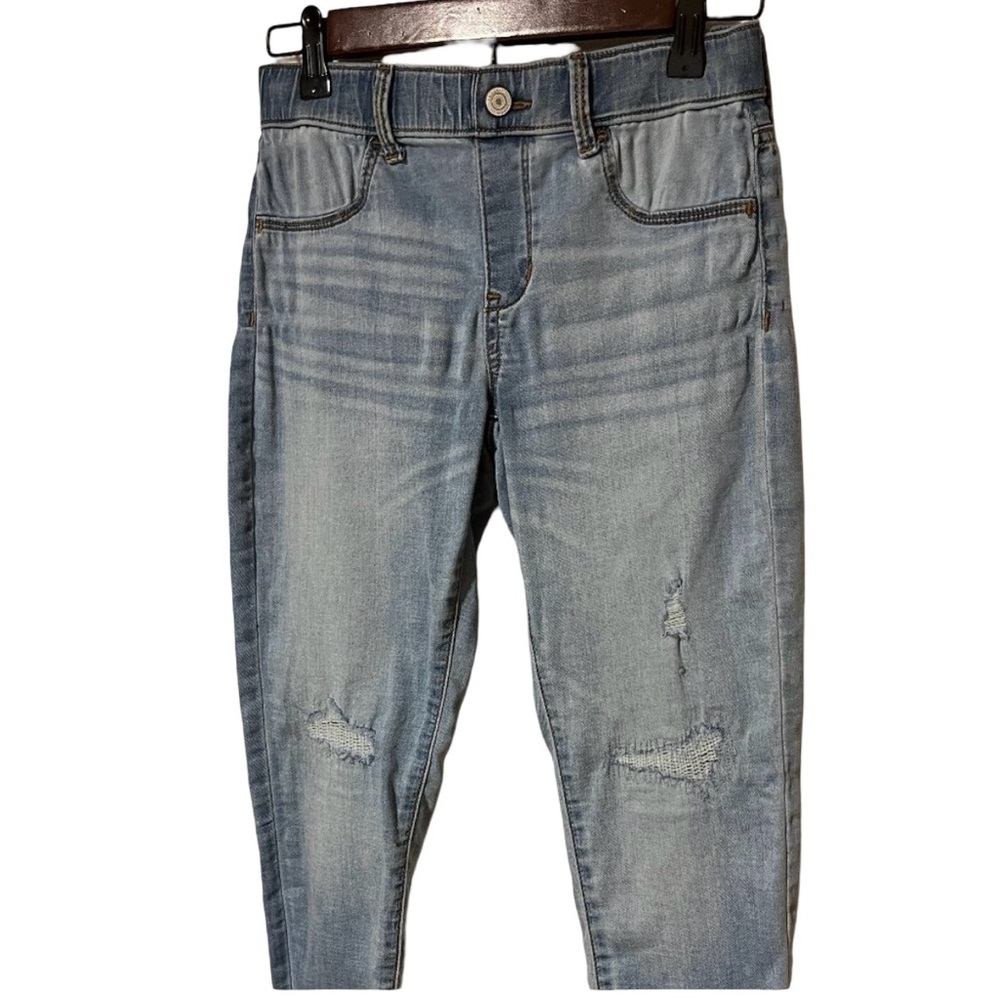 SO ripped light denim jeans size 18